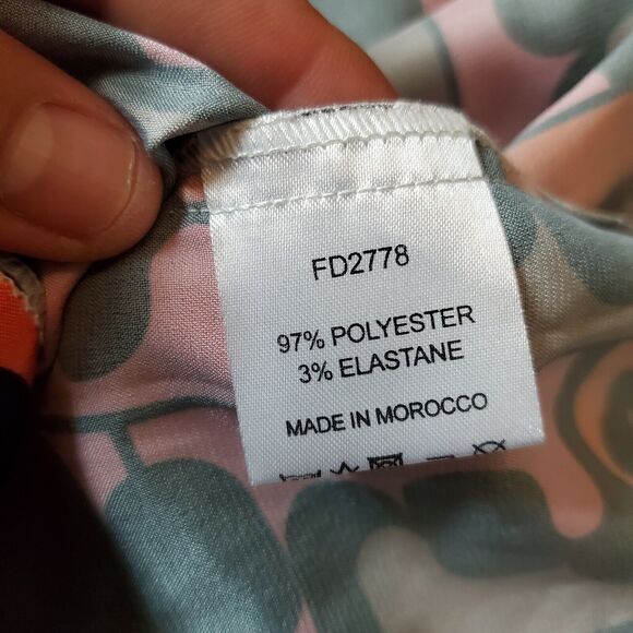 First Distraction The Label Shirt Dress In Multi Retro Print Size 8 NWT - Picture 10 of 11